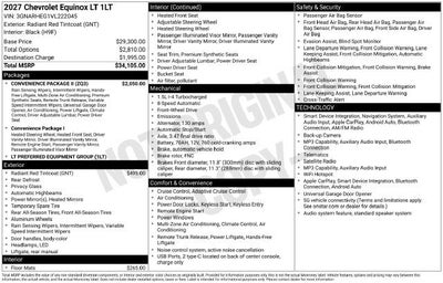 2027 Chevrolet Equinox LT