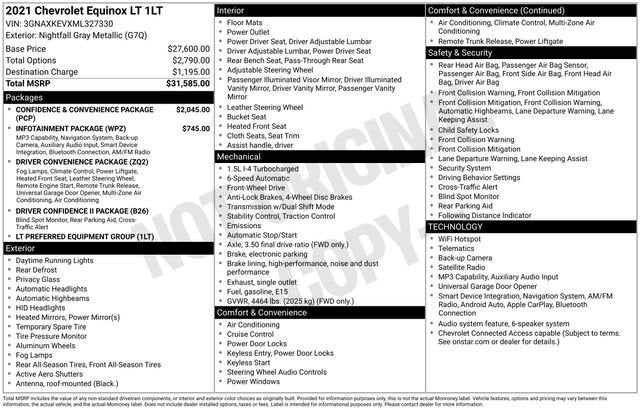 2021 Chevrolet Equinox LT