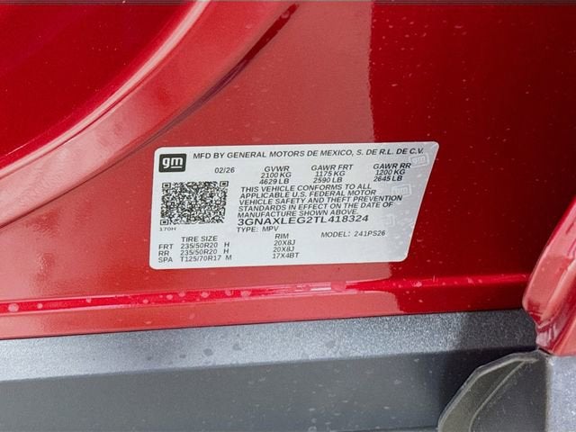 2026 Chevrolet Equinox RS