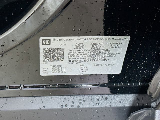 2026 Chevrolet Equinox RS