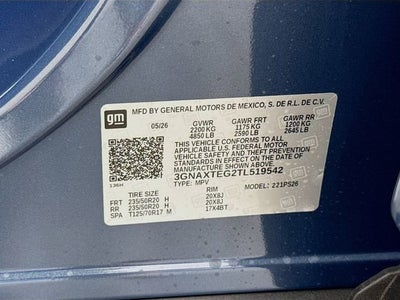 2026 Chevrolet Equinox RS