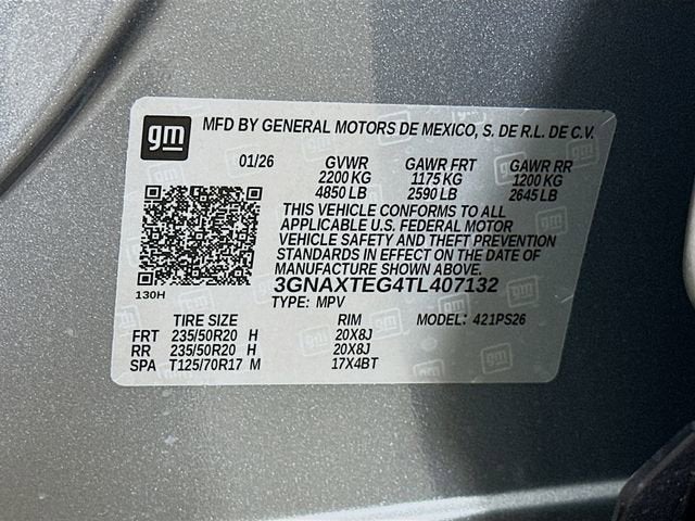 2026 Chevrolet Equinox RS