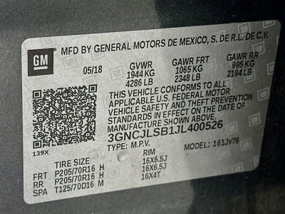 2018 Chevrolet Trax LT