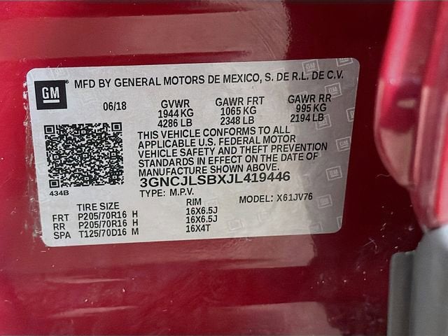 2018 Chevrolet Trax LT