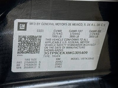 2021 GMC Sierra 1500 Elevation