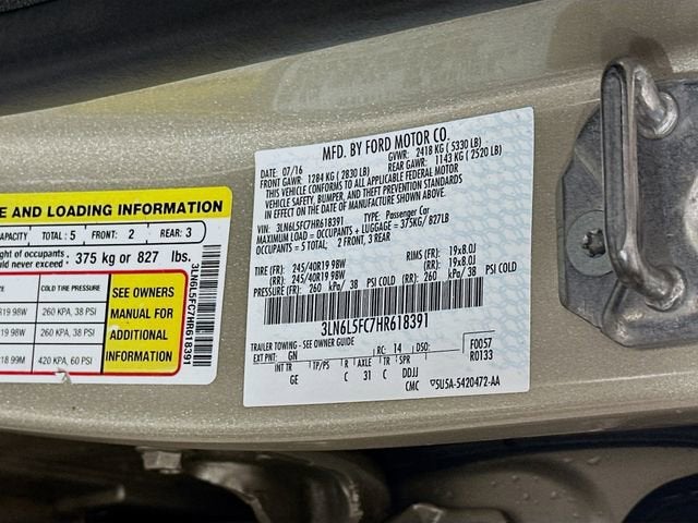 2017 Lincoln MKZ Reserve