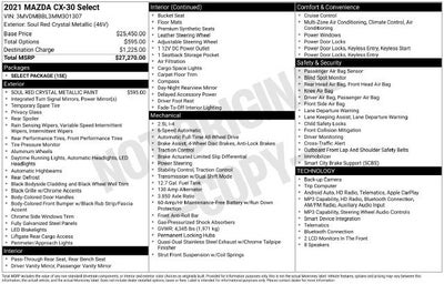 2021 Mazda Mazda CX-30 Select