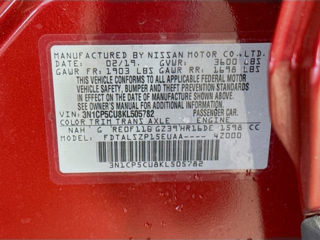 2019 Nissan Kicks SV