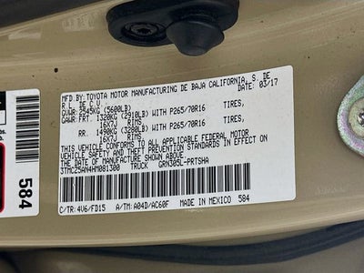 2017 Toyota Tacoma SR5