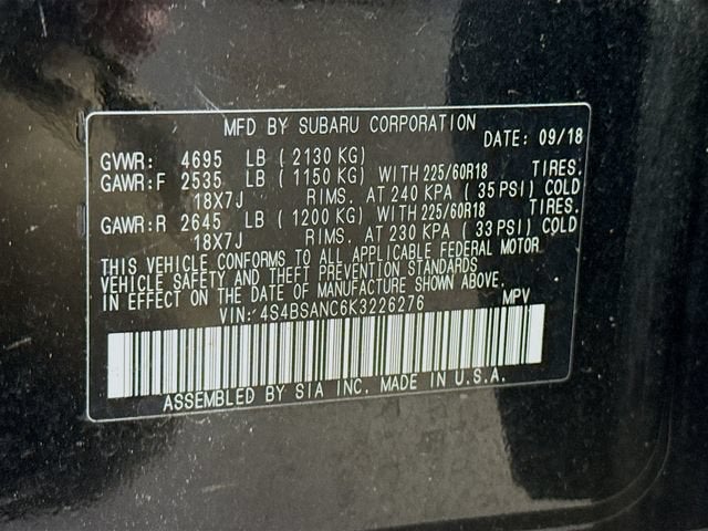 2019 Subaru Outback Limited