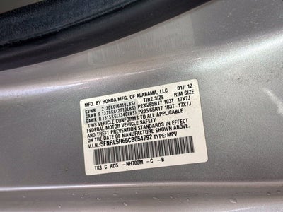 2012 Honda Odyssey EX-L