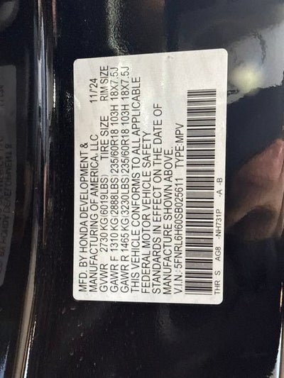 2025 Honda Odyssey EX-L