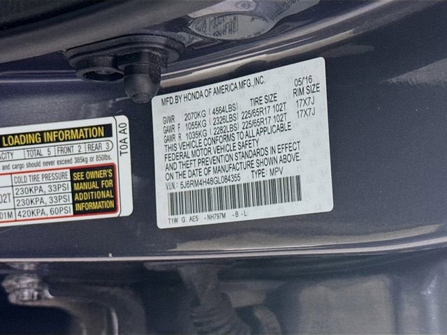 2016 Honda CR-V SE