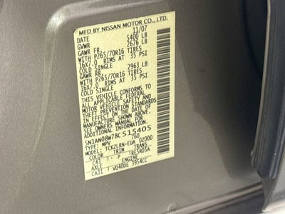 2008 Nissan Xterra S