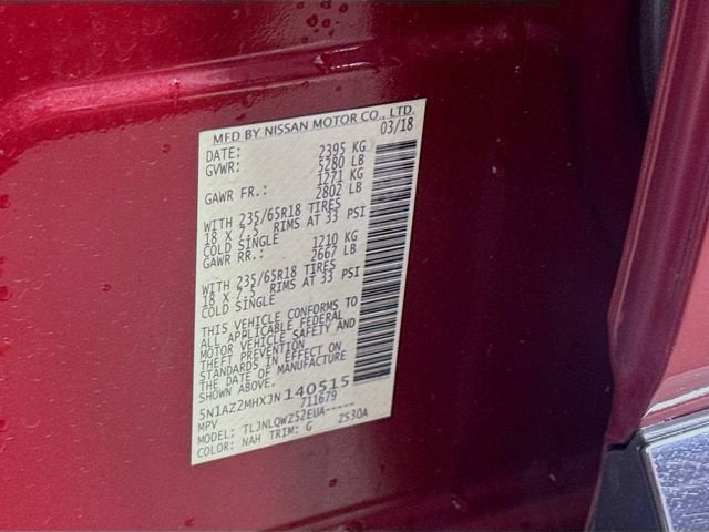 2018 Nissan Murano SV