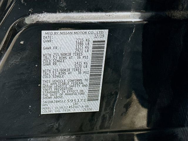 2020 Nissan Pathfinder SV