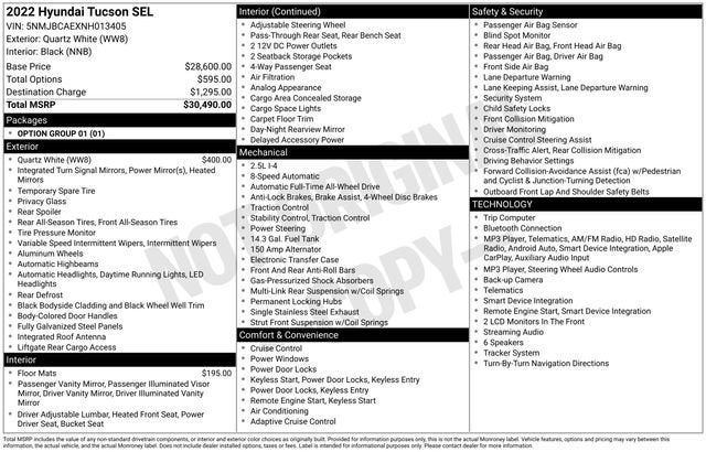 2022 Hyundai Tucson SEL