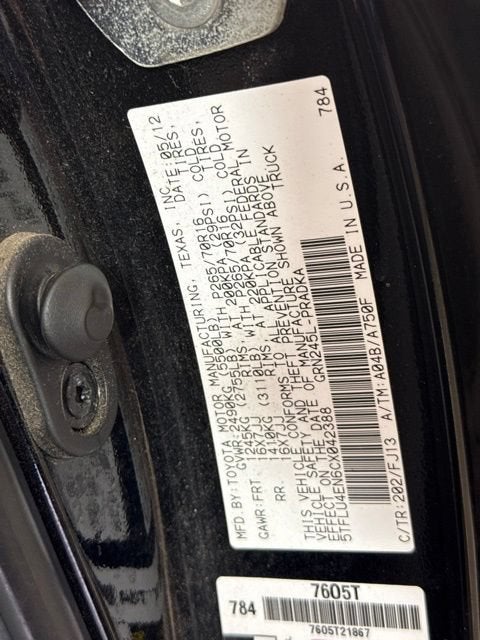 2012 Toyota Tacoma DOUBCAB