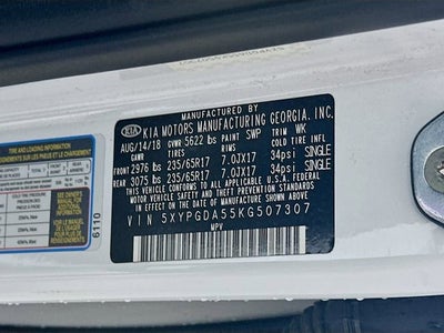 2019 Kia Sorento LX V6