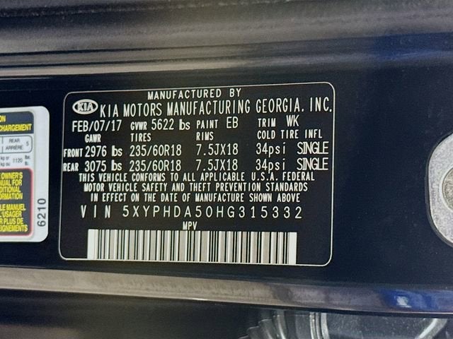 2017 Kia Sorento EX V6