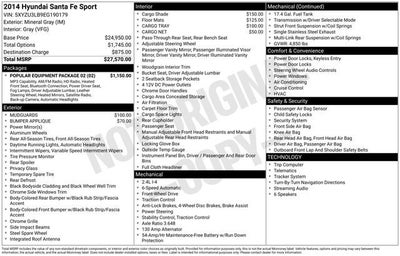 2014 Hyundai Santa Fe Sport NA