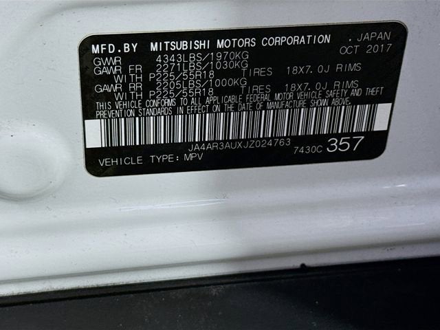 2018 Mitsubishi Outlander Sport ES 2.0