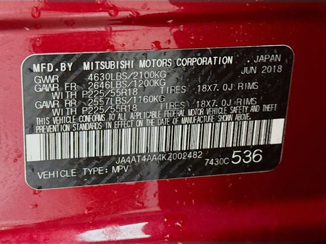 2019 Mitsubishi Eclipse Cross LE