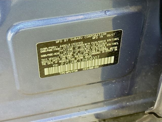 2018 Subaru Forester Touring