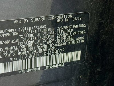 2019 Subaru Forester Premium