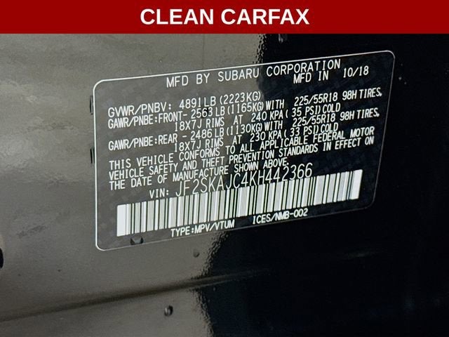 2019 Subaru Forester Sport