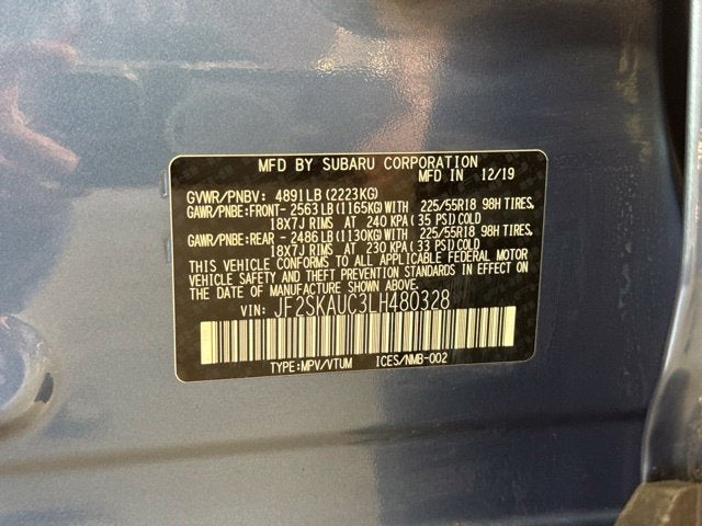 2020 Subaru Forester Limited