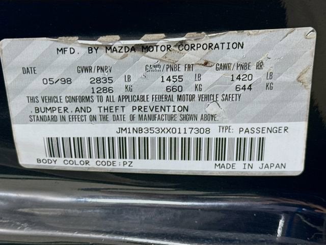 1999 Mazda Mazda MX-5 Miata Base