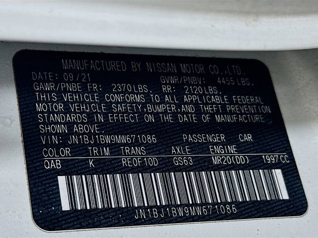 2021 Nissan Rogue Sport SV