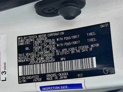 2021 Toyota 4Runner TRD Off Road