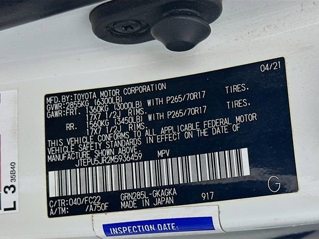 2021 Toyota 4Runner TRD Off Road