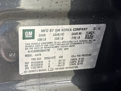 2016 Buick Encore Convenience