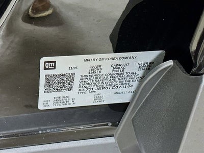 2026 Chevrolet Trax 2RS