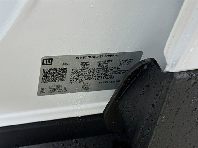 2026 Chevrolet Trax 2RS