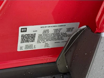 2026 Chevrolet Trax 2RS