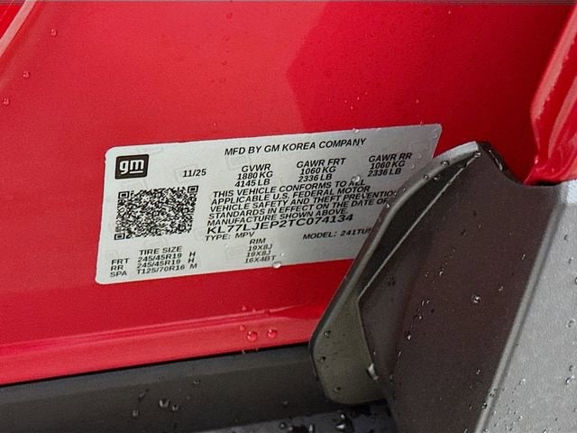 2026 Chevrolet Trax 2RS