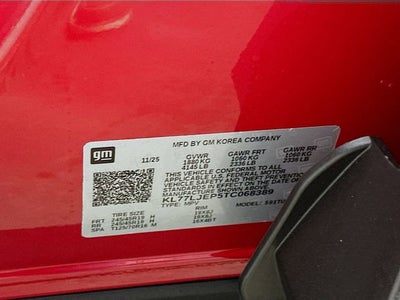 2026 Chevrolet Trax 2RS