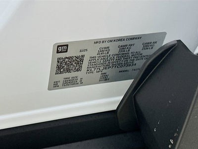 2026 Chevrolet Trax 2RS