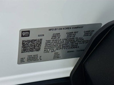 2026 Chevrolet Trax 2RS