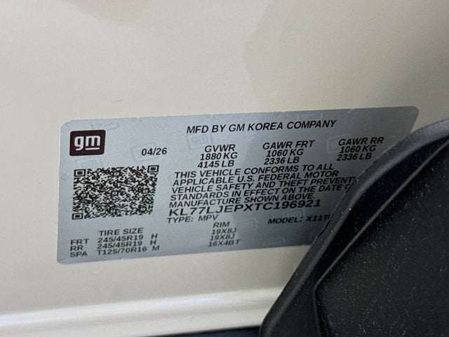 2026 Chevrolet Trax 2RS