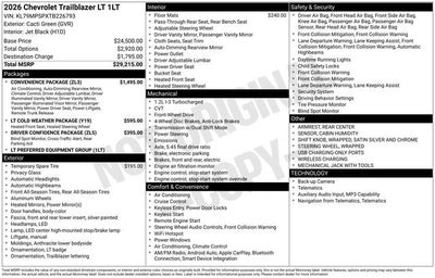 2026 Chevrolet Trailblazer LT