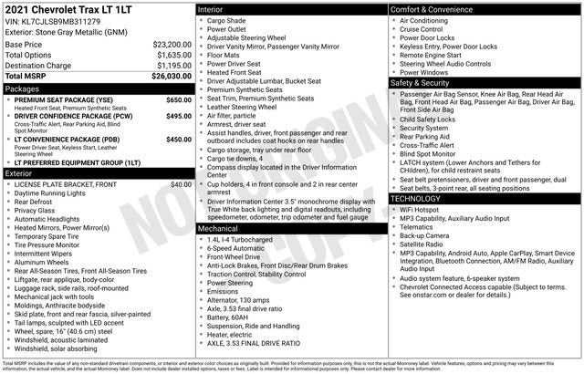 2021 Chevrolet Trax LT