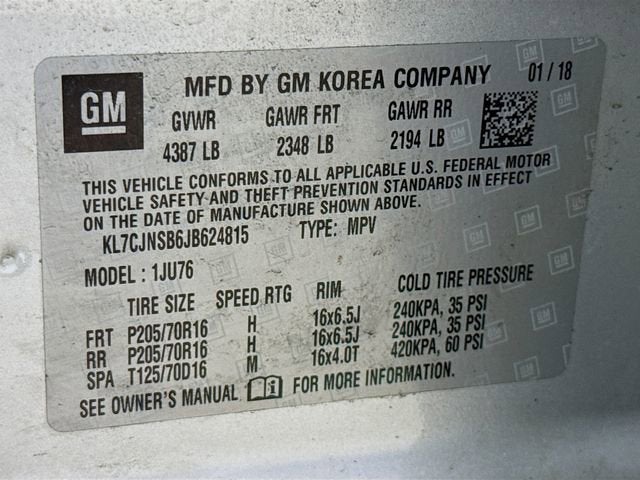 2018 Chevrolet Trax LS