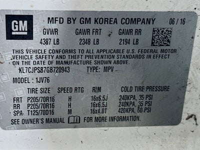 2016 Chevrolet Trax LT