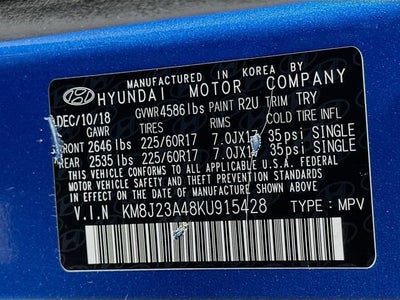 2019 Hyundai Tucson SE