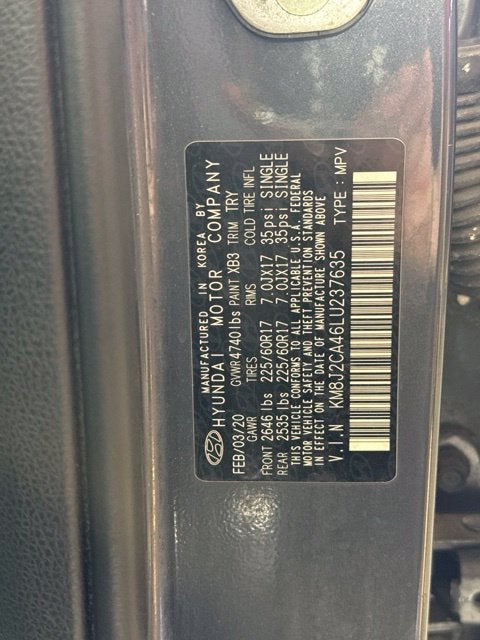 2020 Hyundai Tucson SE